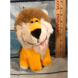RARE Vintage Mighty Star Candylion Candy Lion 9" Stuffed Plush HTF  READ TubB3